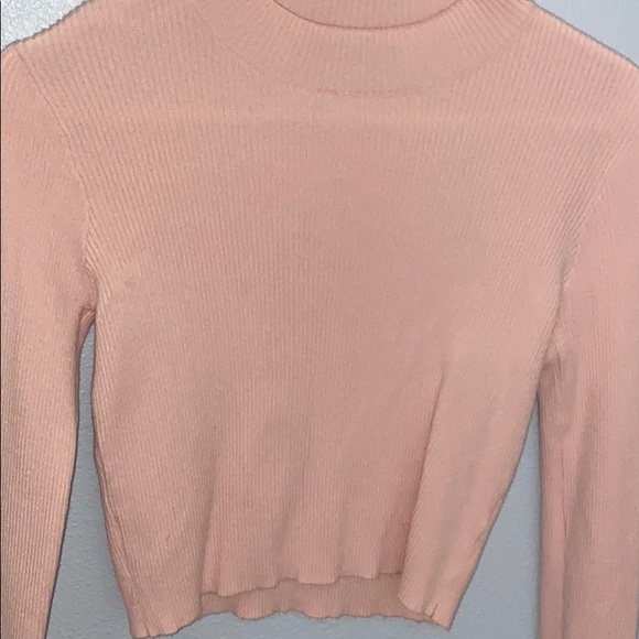 Brandy Melville Sweaters - Brandy Melville long sleeve sweater pink size S